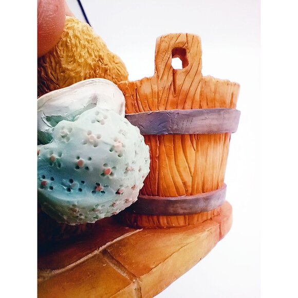 Joshua Love Repairs All Cherished Teddies Vintage 1991 950556 2.25 Inch Figure - Picture 12 of 15